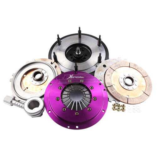 Xtreme Performance Twin-Plate Clutch Kit, BMW 135i/335i, Track, 200 mm, Ceramic, Single-Mass Flywhee