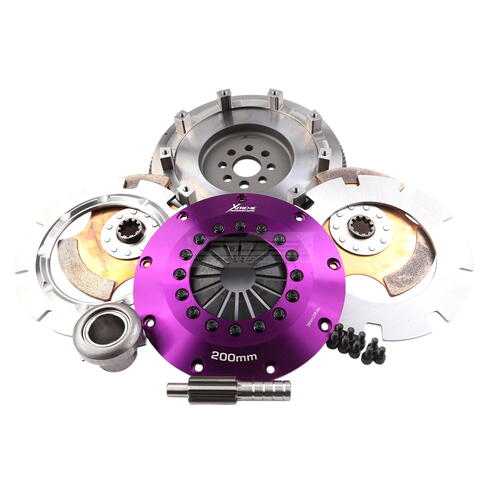 Xtreme Performance Twin-Plate Clutch Kit, E30 M3, Track, 200 mm, Ceramic, Single-Mass Flywheel, Soli