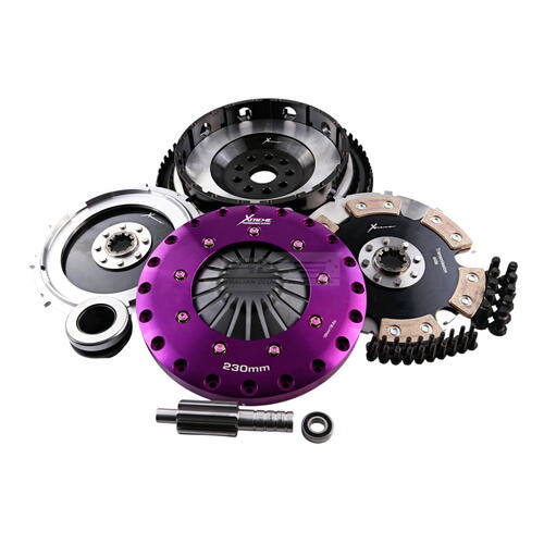 Xtreme Performance Twin-Plate Clutch Kit, BMW M5 E39, Track, 230 mm, Ceramic, Single-Mass Flywheel,