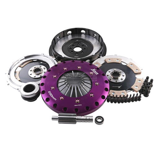 Xtreme Performance Twin-Plate Clutch Kit, BMW E46, Track, 230 mm, Ceramic, Single-Mass Flywheel, Sol