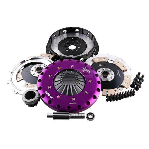 Xtreme Performance Twin-Plate Clutch Kit, BMW E36 E46, Track, 230 mm, Ceramic, Single-Mass Flywheel,
