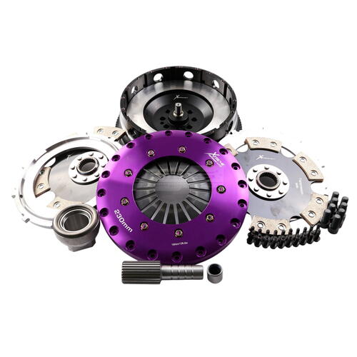 Xtreme Performance Twin-Plate Clutch Kit, 1/3SER (8 Blt), Track, 230 mm, Ceramic, Single-Mass Flywhe