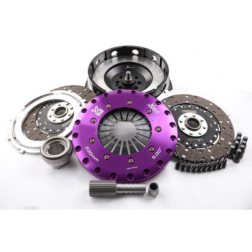 Xtreme Performance Twin-Plate Clutch Kit, 1/3SER (8 Blt), Performance Street, 230 mm, Organic, Singl