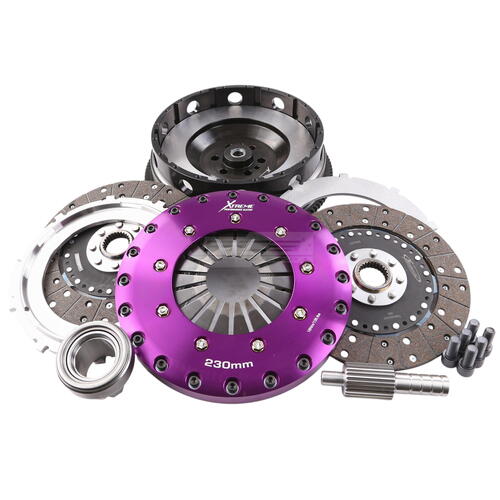 Xtreme Performance Twin-Plate Clutch Kit, BMW 1M (6-Bolt), Performance Street, 230 mm, Organic, Sing
