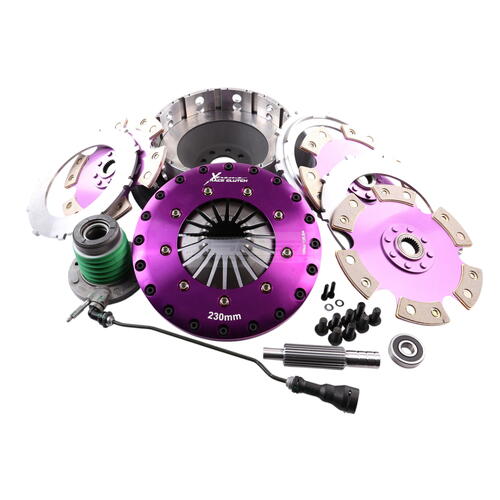 Xtreme Performance Triple-Plate Clutch Kit, C7 Vette V8, Track, 230 mm, Ceramic, Single-Mass Flywhee