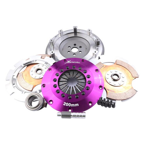 Xtreme Performance Twin-Plate Clutch Kit, 323, Motorsport, 200 mm, Ceramic, Single-Mass Flywheel, So
