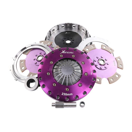 Xtreme Performance Twin-Plate Clutch Kit, Ford Cosworth 2.0L, Track/Motorsport, 230 mm, Ceramic, Sin