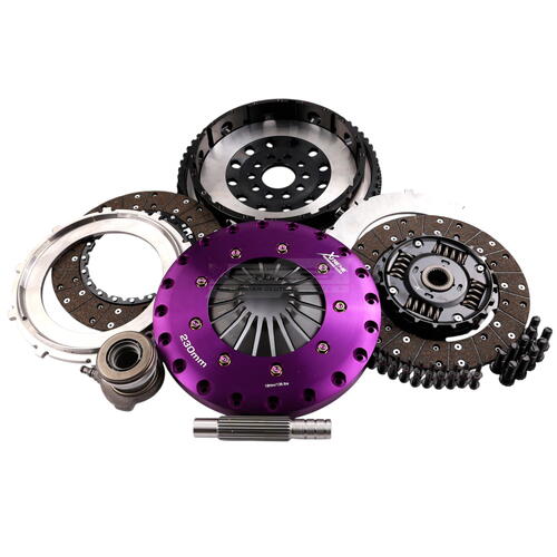 Xtreme Performance Twin-Plate Clutch Kit, Ford Foc RS, High-Power Street, 230 mm, Organic, Single-Ma