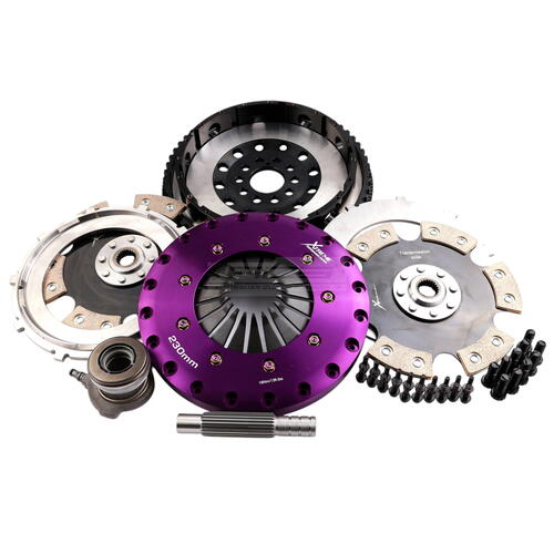 Xtreme Performance Twin-Plate Clutch Kit, Ford Foc RS, Track, 230 mm, Ceramic, Single-Mass Flywheel,