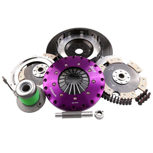 Xtreme Performance Twin-Plate Clutch Kit, Coyote 5.0L, Track, 230 mm, Ceramic, Single-Mass Flywheel,