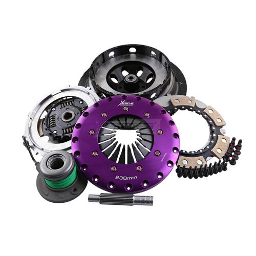 Xtreme Performance Twin-Plate Clutch Kit, Ford Must 5.0L, Track, 230 mm, Ceramic, Single-Mass Flywhe