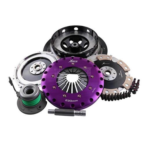 Xtreme Performance Twin-Plate Clutch Kit, Ford Must 5.0L, Track, 230 mm, Ceramic, Single-Mass Flywhe