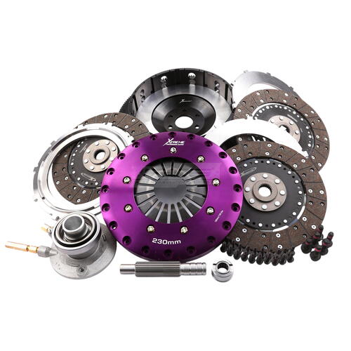 Xtreme Performance Triple-Plate Clutch Kit, BA-BF FG 4.0L, High-Power Street, 230 mm, Organic, Singl