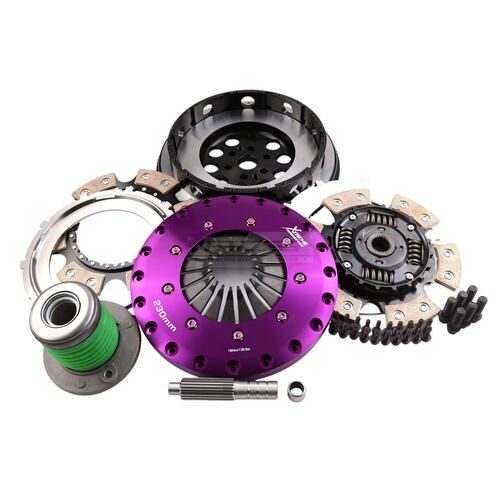 Xtreme Performance Twin-Plate Clutch Kit, Ford Must 2.3L, Track, 230 mm, Ceramic, Single-Mass Flywhe