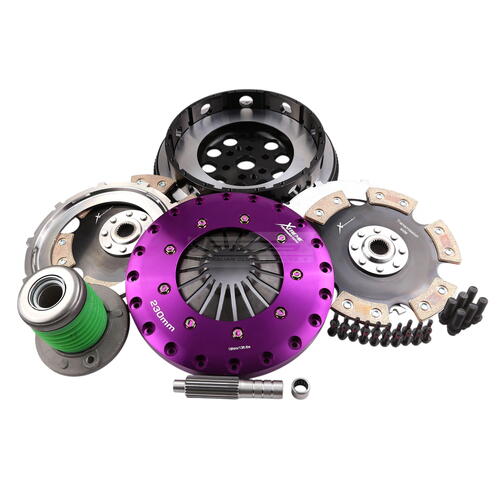 Xtreme Performance Twin-Plate Clutch Kit, Ford Must 2.3L, Track, 230 mm, Ceramic, Single-Mass Flywhe