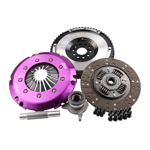 Xtreme Performance Single-Plate Clutch Kit, Ford Foc RS, Stage 1, 240 mm, Organic, Single-Mass Flywh
