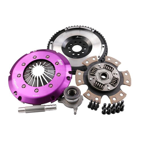 Xtreme Performance Single-Plate Clutch Kit, Ford Foc RS, Stage 2R, 240 mm, Ceramic, Single-Mass Flyw