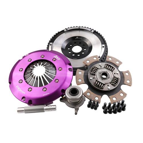 Xtreme Performance Single-Plate Clutch Kit, Volvo Inc SMF, Stage 2R, 240 mm, Ceramic, Single-Mass Fl