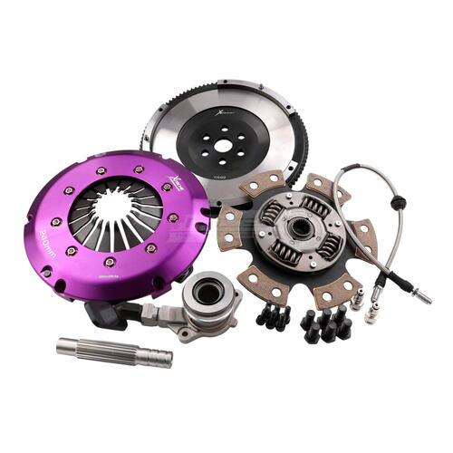 Xtreme Performance Single-Plate Clutch Kit, Foc ST 2.0L, Stage 2R, 240 mm, Ceramic, Single-Mass Flyw