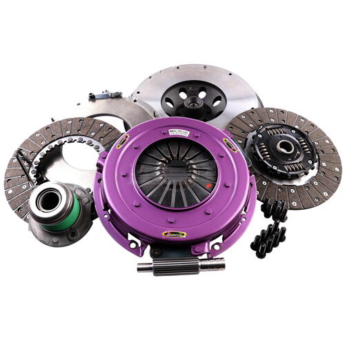 Xtreme Performance Twin-Plate Clutch Kit, Shelby, High-Power Street, 270 mm, Organic, Single-Mass Fl