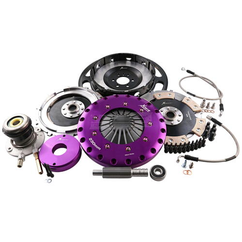 Xtreme Performance Twin-Plate Clutch Kit, GMH/HSV VE V8, Track, 230 mm, Ceramic, Single-Mass Flywhee