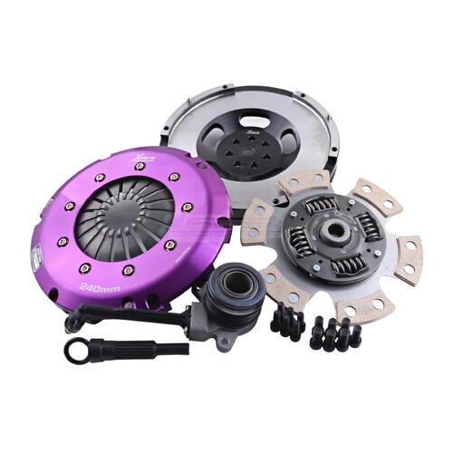 Xtreme Performance Single-Plate Clutch Kit, Hyu I20N G4FV, Stage 2, 240 mm, Ceramic, Single-Mass Fly