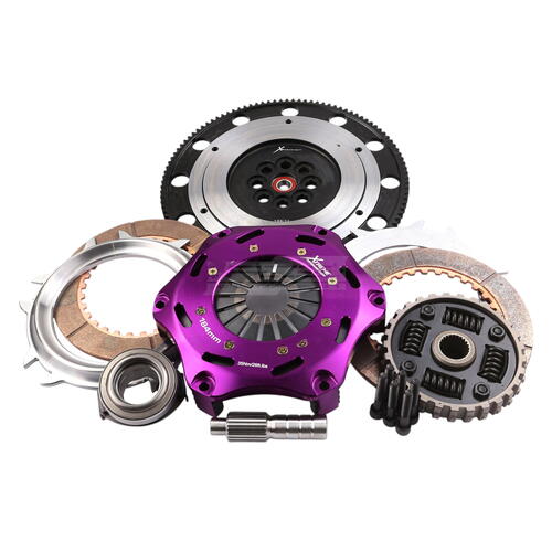 Xtreme Performance Twin-Plate Clutch Kit, Honda B Series, Track, 184 mm, Ceramic, Single-Mass Flywhe