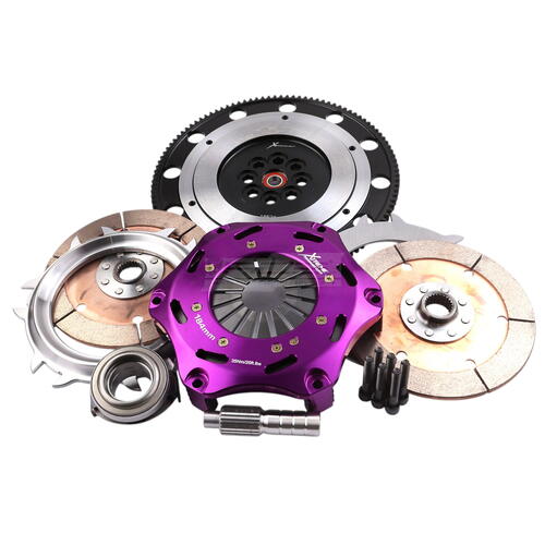 Xtreme Performance Twin-Plate Clutch Kit, Honda B Series, Track, 184 mm, Ceramic, Single-Mass Flywhe