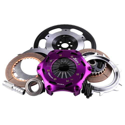 Xtreme Performance Twin-Plate Clutch Kit, Hond Acura 2.0L, Track, 184 mm, Ceramic, Single-Mass Flywh