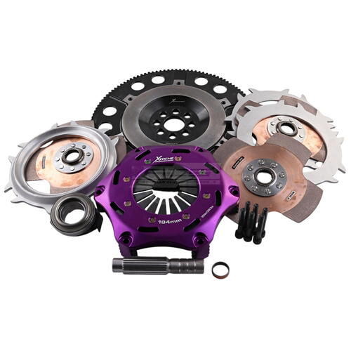 Xtreme Performance Triple-Plate Clutch Kit, Honda K20, Track, 184 mm, Ceramic, Single-Mass Flywheel,