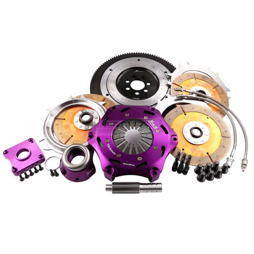 Xtreme Performance Triple-Plate Clutch Kit, Mit Lanc Evox F/W, Track/Motorsport, 184 mm, Ceramic, Si
