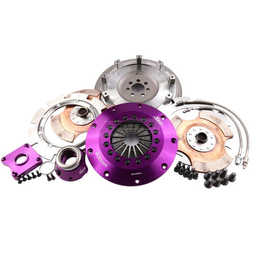 Xtreme Performance Twin-Plate Clutch Kit, Mit Lanc Evox F/W, Track, 200 mm, Ceramic, Single-Mass Fly