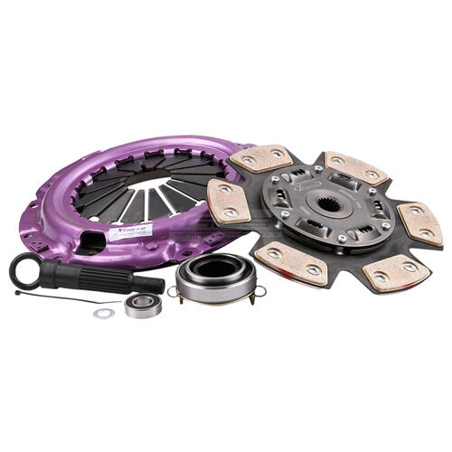 Xtreme Performance Single-Plate Clutch Kit, Mits Lancer 1.8L, Stage 2, 225 mm, Ceramic, Sprung Disc,