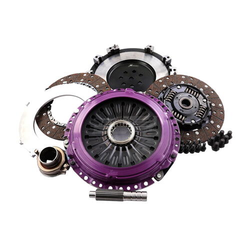 Xtreme Performance Twin-Plate Clutch Kit, Mits EVO 7-9, High-Power Street, 230 mm, Organic, Single-M