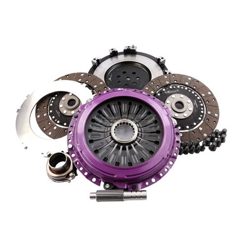 Xtreme Performance Twin-Plate Clutch Kit, Mits EVO 7-9, Performance Street, 230 mm, Organic, Single-