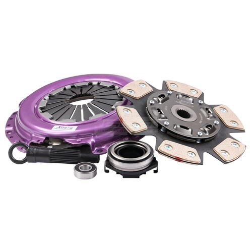 Xtreme Performance Single-Plate Clutch Kit, Mazda 626 2.0L, Stage 2, 225 mm, Ceramic, Sprung Disc, 4