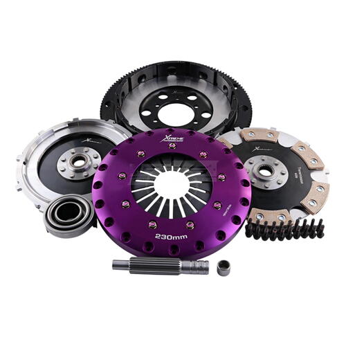 Xtreme Performance Twin-Plate Clutch Kit, Maz RX7 Fcs 1.3L, Track, 230 mm, Ceramic, Single-Mass Flyw