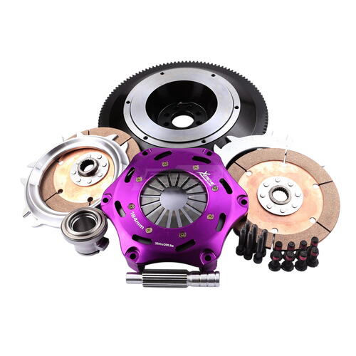 Xtreme Performance Twin-Plate Clutch Kit, Niss 350Z VQ35DE, Track, 184 mm, Ceramic, Single-Mass Flyw