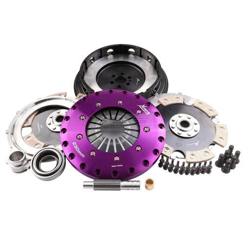 Xtreme Performance Twin-Plate Clutch Kit, Niss Skyline 2.5L, Track, 230 mm, Ceramic, Single-Mass Fly