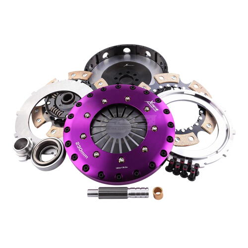 Xtreme Performance Twin-Plate Clutch Kit, Niss SR20 5spd, Track, 230 mm, Ceramic, Single-Mass Flywhe