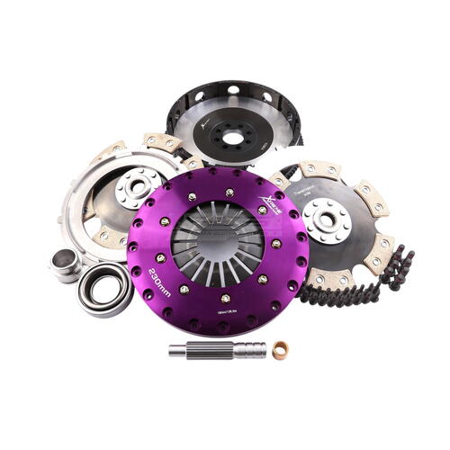 Xtreme Performance Twin-Plate Clutch Kit, Niss SR20 5spd, Track, 230 mm, Ceramic, Single-Mass Flywhe