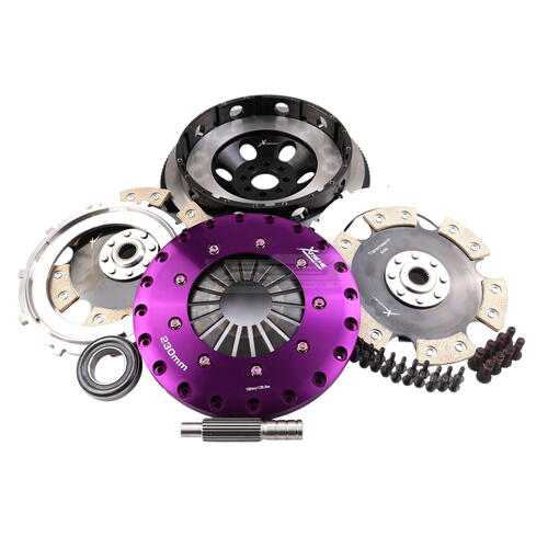 Xtreme Performance Twin-Plate Clutch Kit, Niss 350Z VQ35DE, Track, 230 mm, Ceramic, Single-Mass Flyw