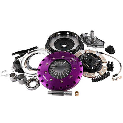 Xtreme Performance Twin-Plate Clutch Kit, Niss Skyline GTR, Track, 230 mm, Ceramic, Single-Mass Flyw