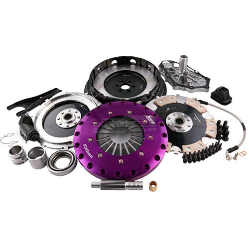 Xtreme Performance Twin-Plate Clutch Kit, Niss Skyline GTR, Track, 230 mm, Ceramic, Single-Mass Flyw