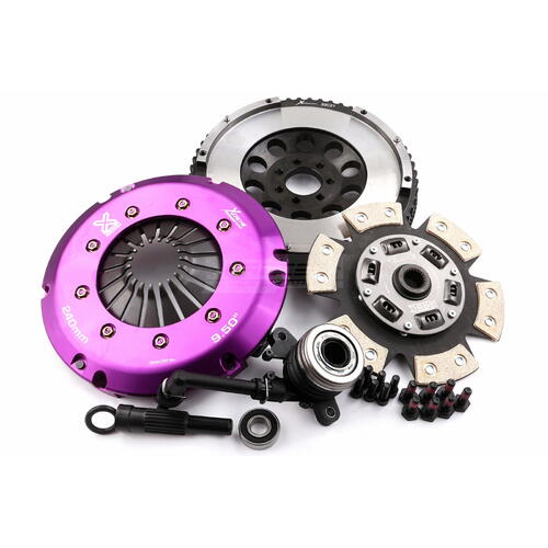 Xtreme Performance Single-Plate Clutch Kit, Ren Megane RS, Stage 2R, 240 mm, Ceramic, Single-Mass Fl