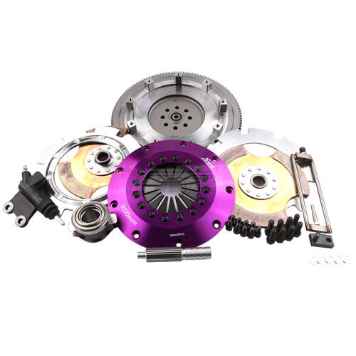 Xtreme Performance Twin-Plate Clutch Kit, Sub WRX 6spd, Track, 200 mm, Ceramic, Single-Mass Flywheel