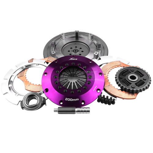 Xtreme Performance Twin-Plate Clutch Kit, Sub WRX 2.5L, Track, 200 mm, Ceramic, Single-Mass Flywheel