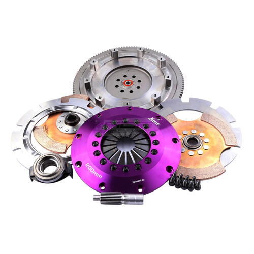 Xtreme Performance Twin-Plate Clutch Kit, Sub WRX 2.5L, Track, 200 mm, Ceramic, Single-Mass Flywheel