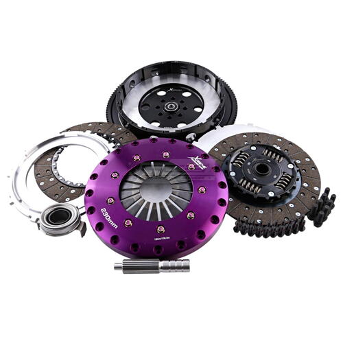 Xtreme Performance Twin-Plate Clutch Kit, Subaru WRX, High-Power Street, 230 mm, Organic, Single-Mas