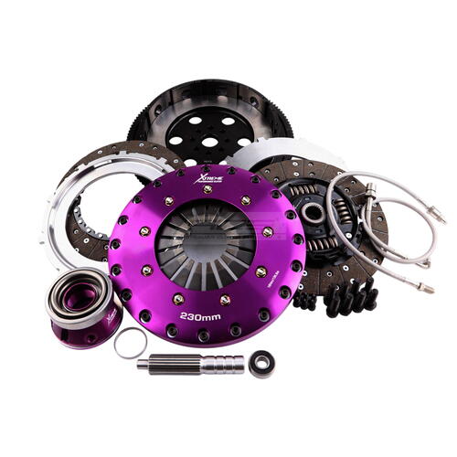 Xtreme Performance Twin-Plate Clutch Kit, Hyd Con Sub STI 6SPD, High-Power Street, 230 mm, Organic,
